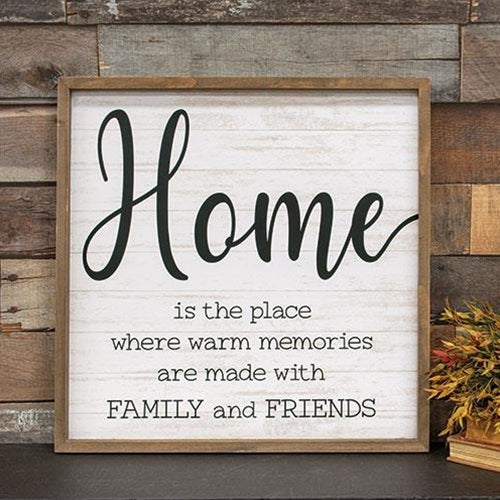 Home Framed Sign Large