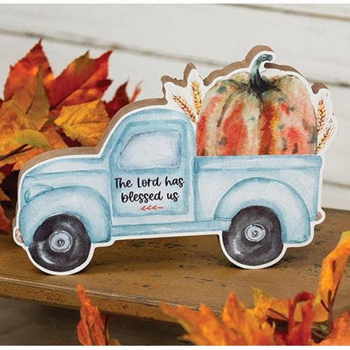 The Lord Has Blessed Us Chunky Pumpkin Truck