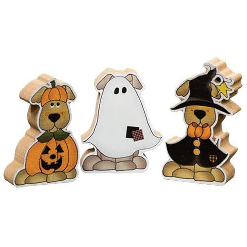 3/Set Chunky Halloween Costume Puppy Sitters