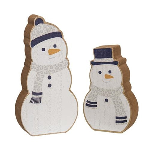 2/Set Icy Chunky Snowman Sitters