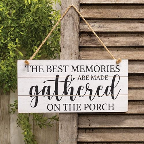 The Best Memories Distressed Shiplap Sign