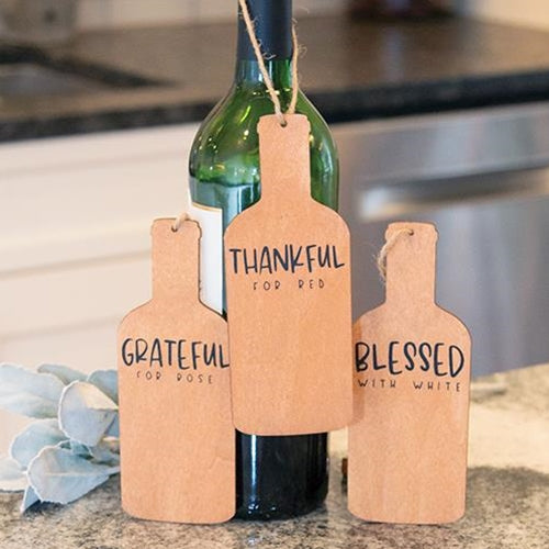 3/Set Wine Blessings Bottle Ornaments