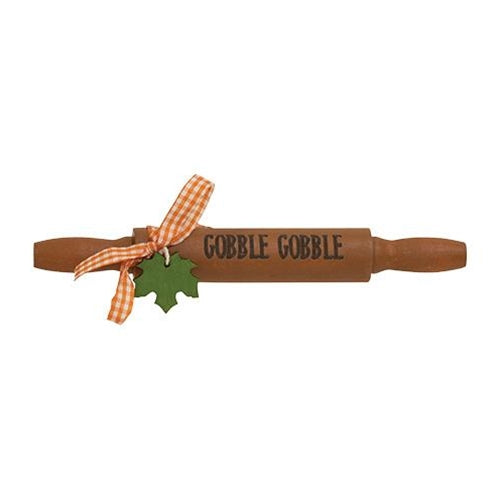 Gobble Gobble Wooden Rolling Pin