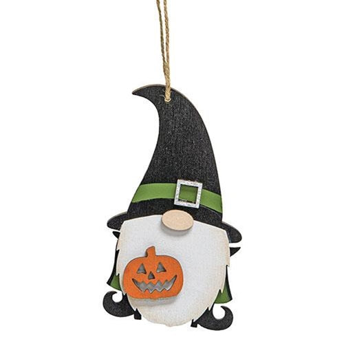 Witch Gnome & Jack Ornament