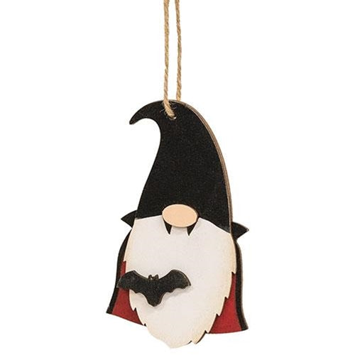 Vampire Gnome Wooden Ornament