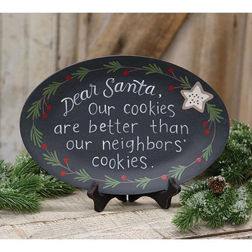 Our Cookies Are Better Oval Plate