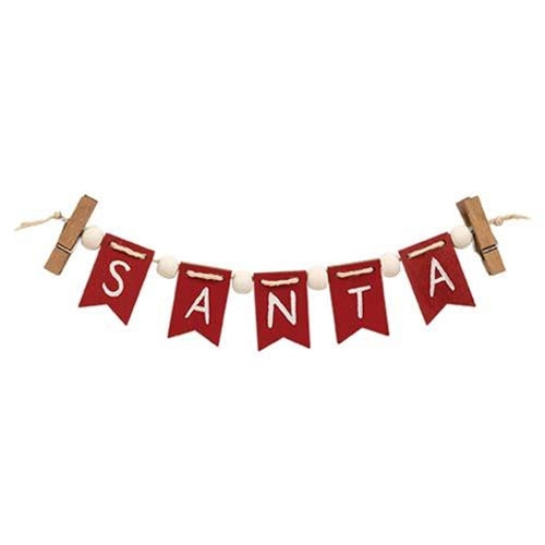 Santa Mini Clip Banner