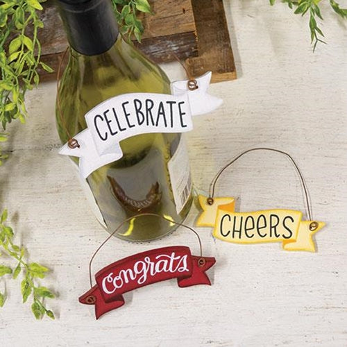 Celebrate Bottle Tag 3 Asstd.