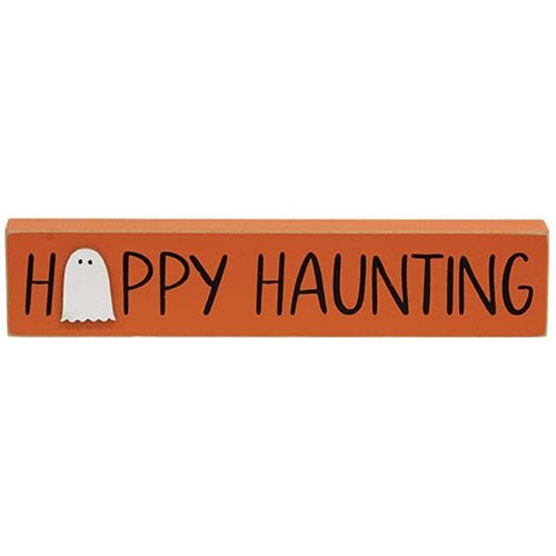 Happy Haunting With Ghost Block