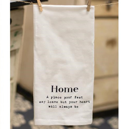 *Home Tea Towel 19" x 28"