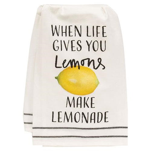 When Life Gives You Lemons Make Lemonade Dish Towel