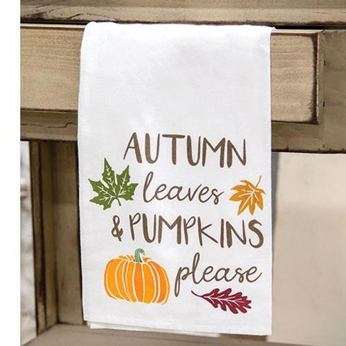 Autumn Leaves Dish Towel