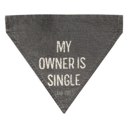 My Owner Is Single (And Cute) Dog Bandana