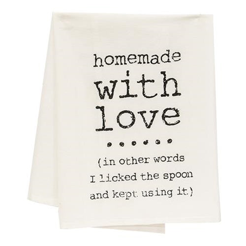 Homemade with Love Dish Towel