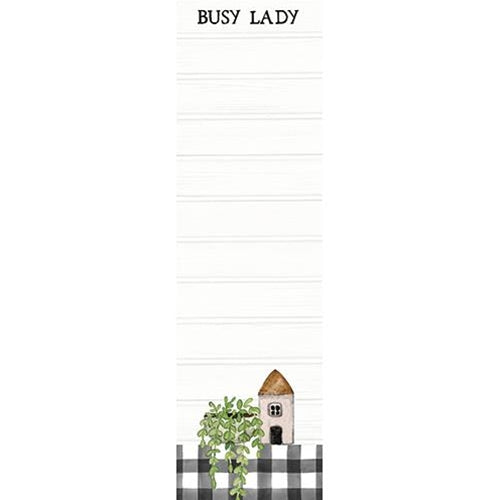 Busy Lady Notepad