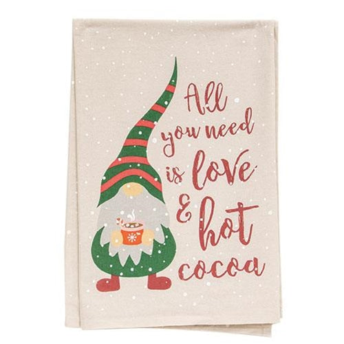 All You Need is Love & Hot Cocoa Dish Towel