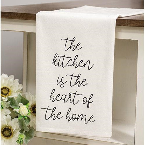 The Kitchen Is The Heart Of The Home Dish Towel