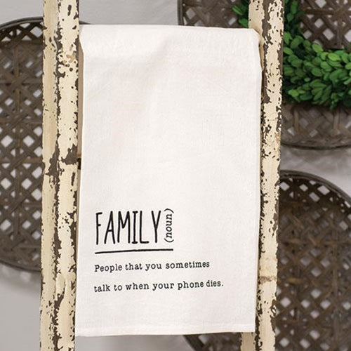 Family Definition Dish Towel