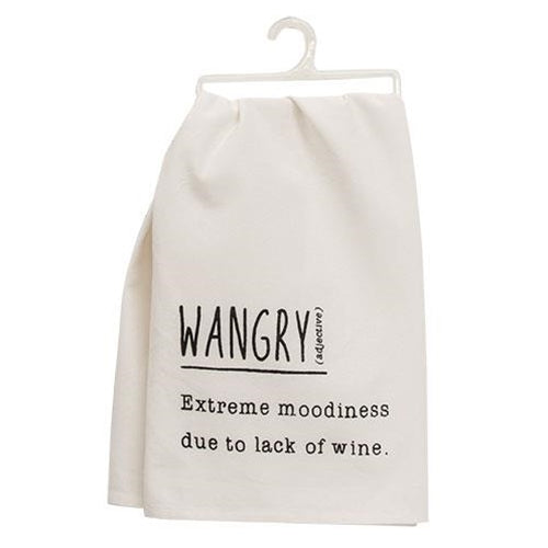 Wangry Definition Dish Towel