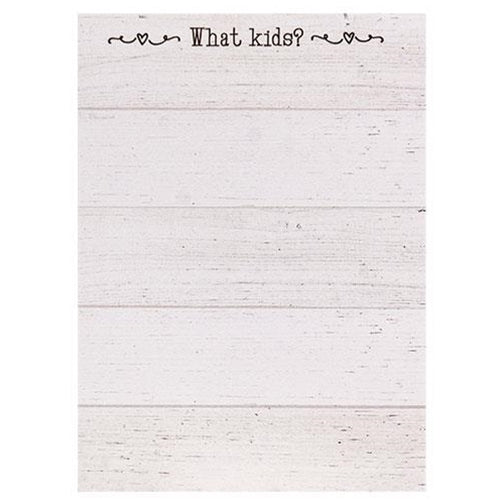 What Kids? Mini Notepad – Primitive Renditions