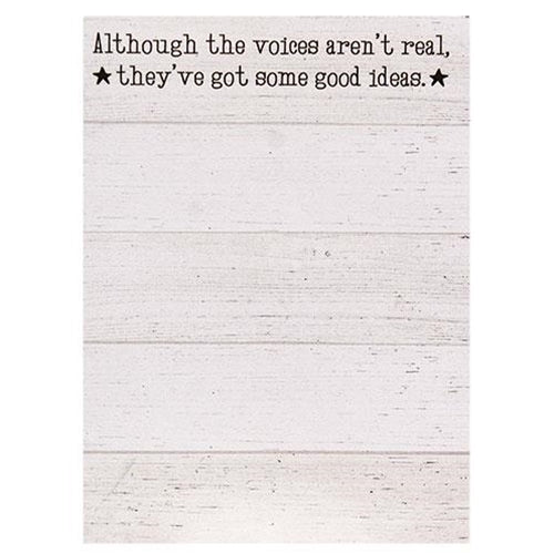 The Voices Aren't Real Mini Notepad
