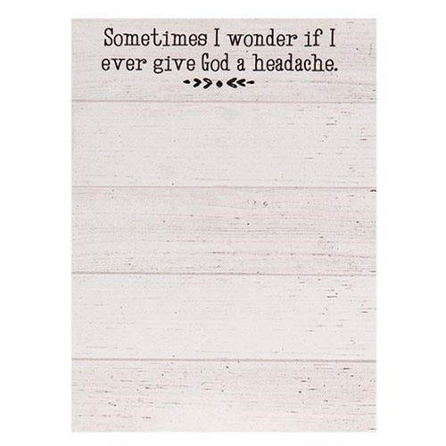 Give God a Headache Mini Notepad