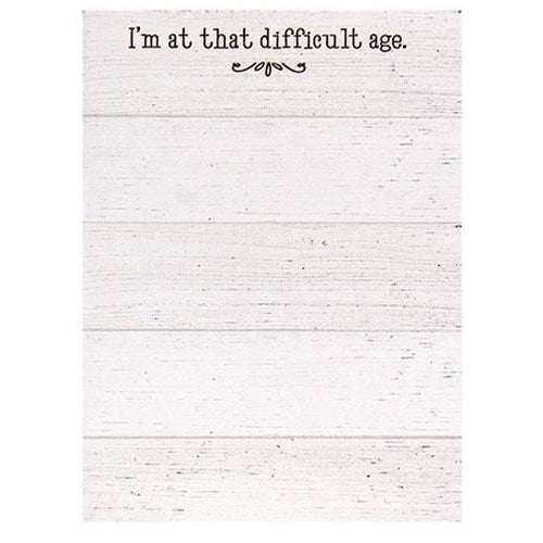 I'm at That Difficult Age Mini Notepad