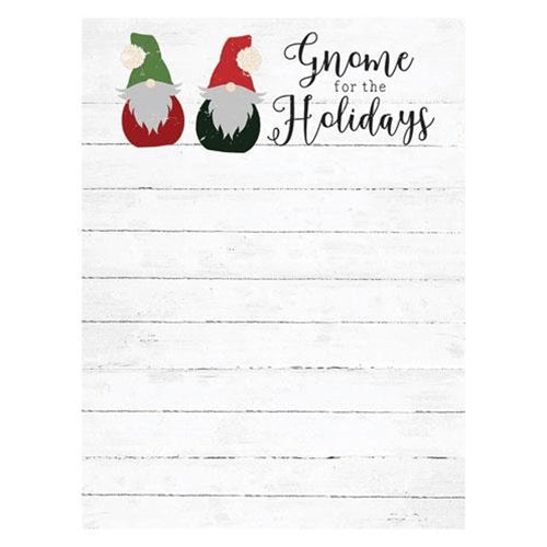 Gnome for the Holidays Mini Notepad