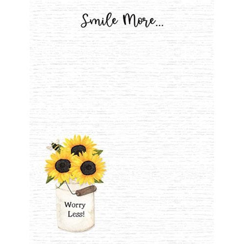 Smile More Mini Notepad