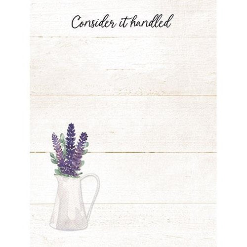 Consider It Handled Mini Notepad