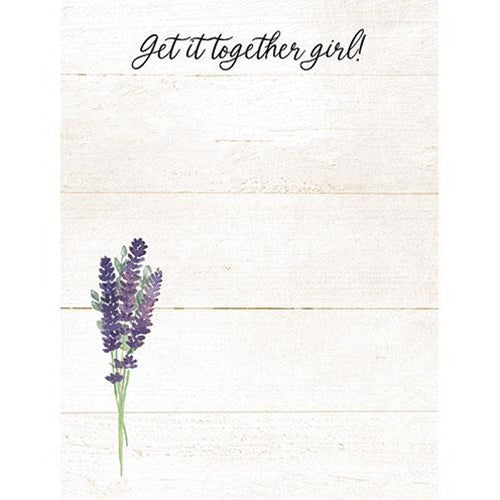Get It Together Girl Mini Notepad