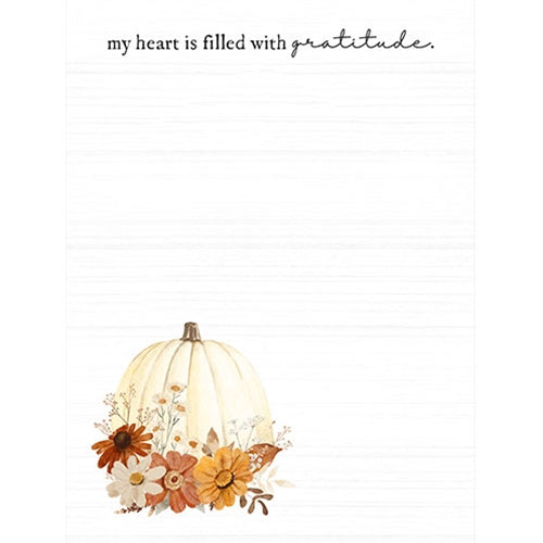 My Heart is Filled With Gratitude Notepad