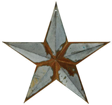 Rusty Galvanized Star 12