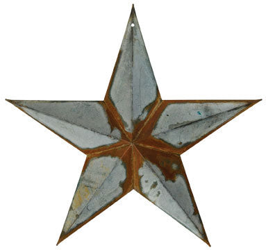 Rusty Galvanized Star 12"
