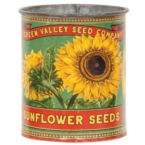 Green Valley Sunflower Seeds Metal Can