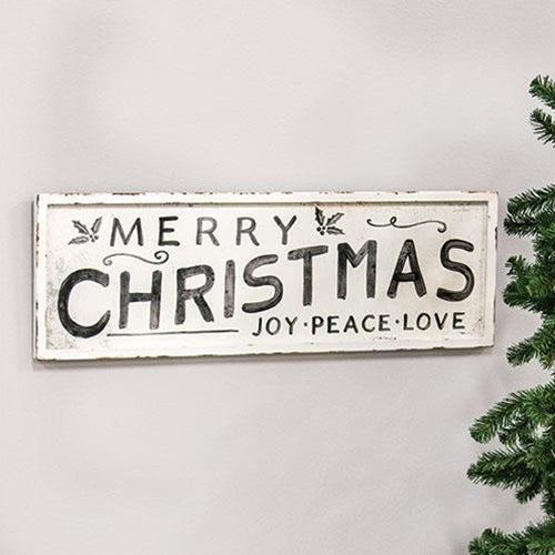 Merry Christmas Joy Peace Love Sign