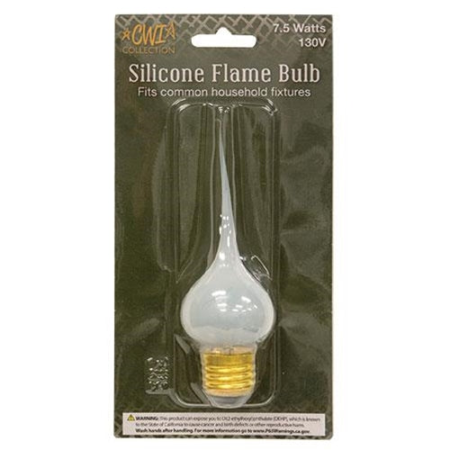 7.5 Watt Silicone Flame Bulb