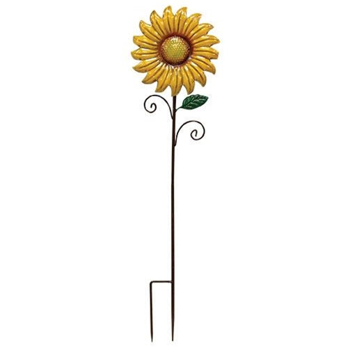 Metal Sunflower Decorative Garden Stake