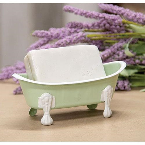 Mint Iron Bathtub Soap Dish