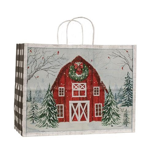 Holiday Farmhouse Gift Bag Large