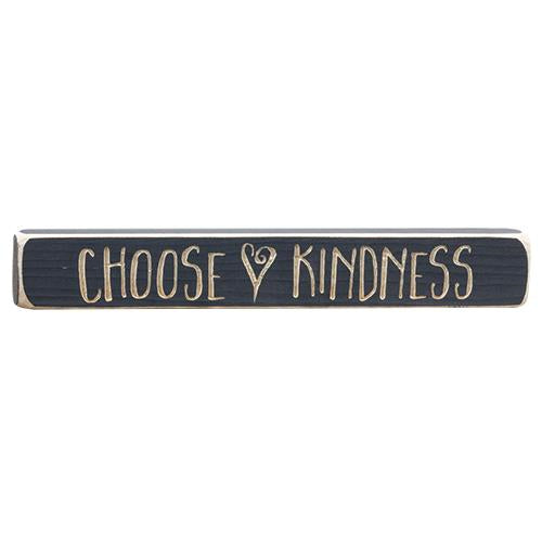 Choose Kindness Engraved Block 12"
