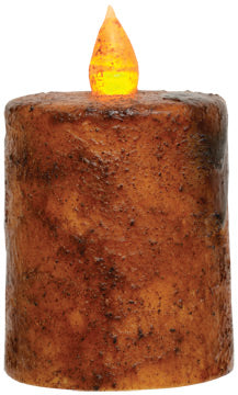 Burnt Mustard Timer Pillar 2.5"