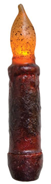 4.5" Burgundy LED Taper