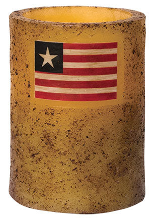 Flag Timer Pillar Burnt Ivory