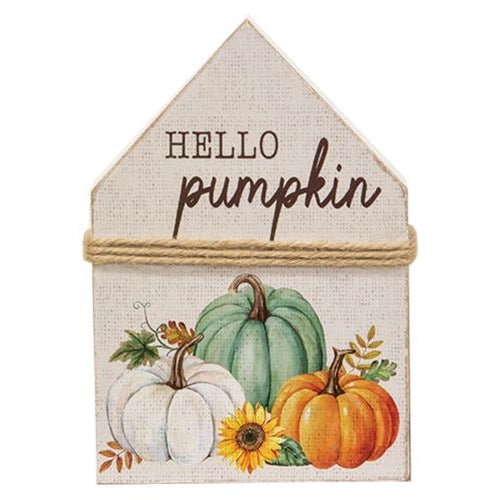 Hello Pumpkin Chunky House Sitter