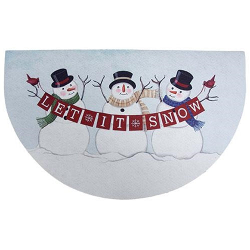 Let It Snow Welcome Mat