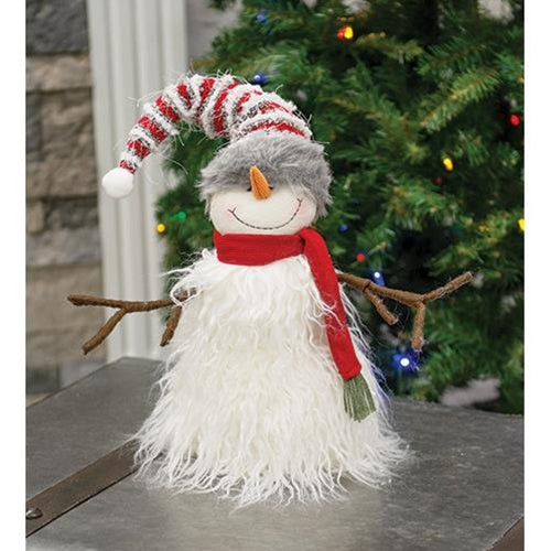 Plush Furry Snowman
