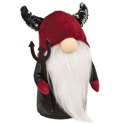 Halloween Gnome Sequin Devil
