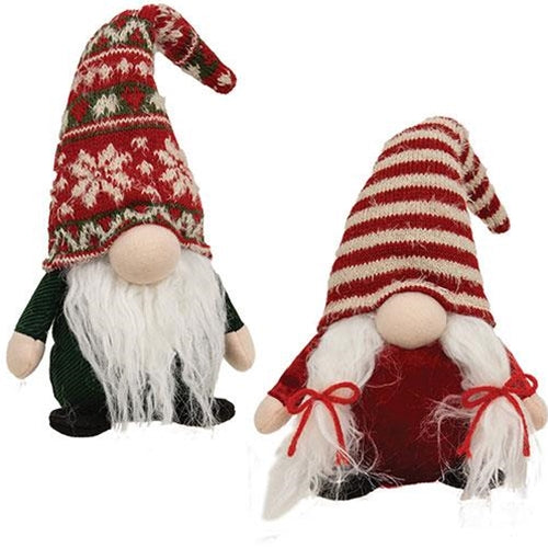 Mr. & Mrs. Nordic Sweater Gnome 2 Asstd.