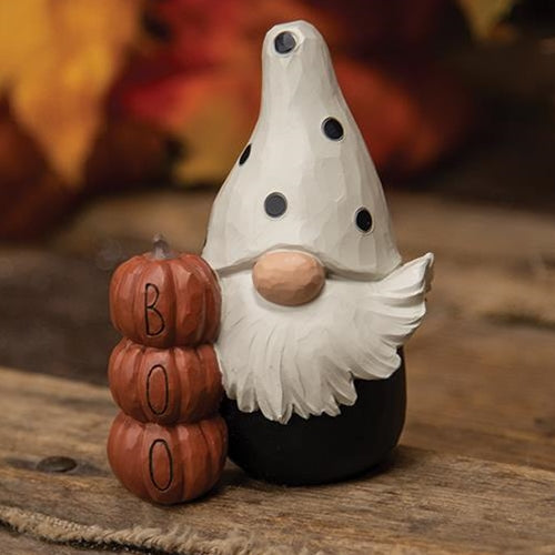 Boo Pumpkins Resin Gnome